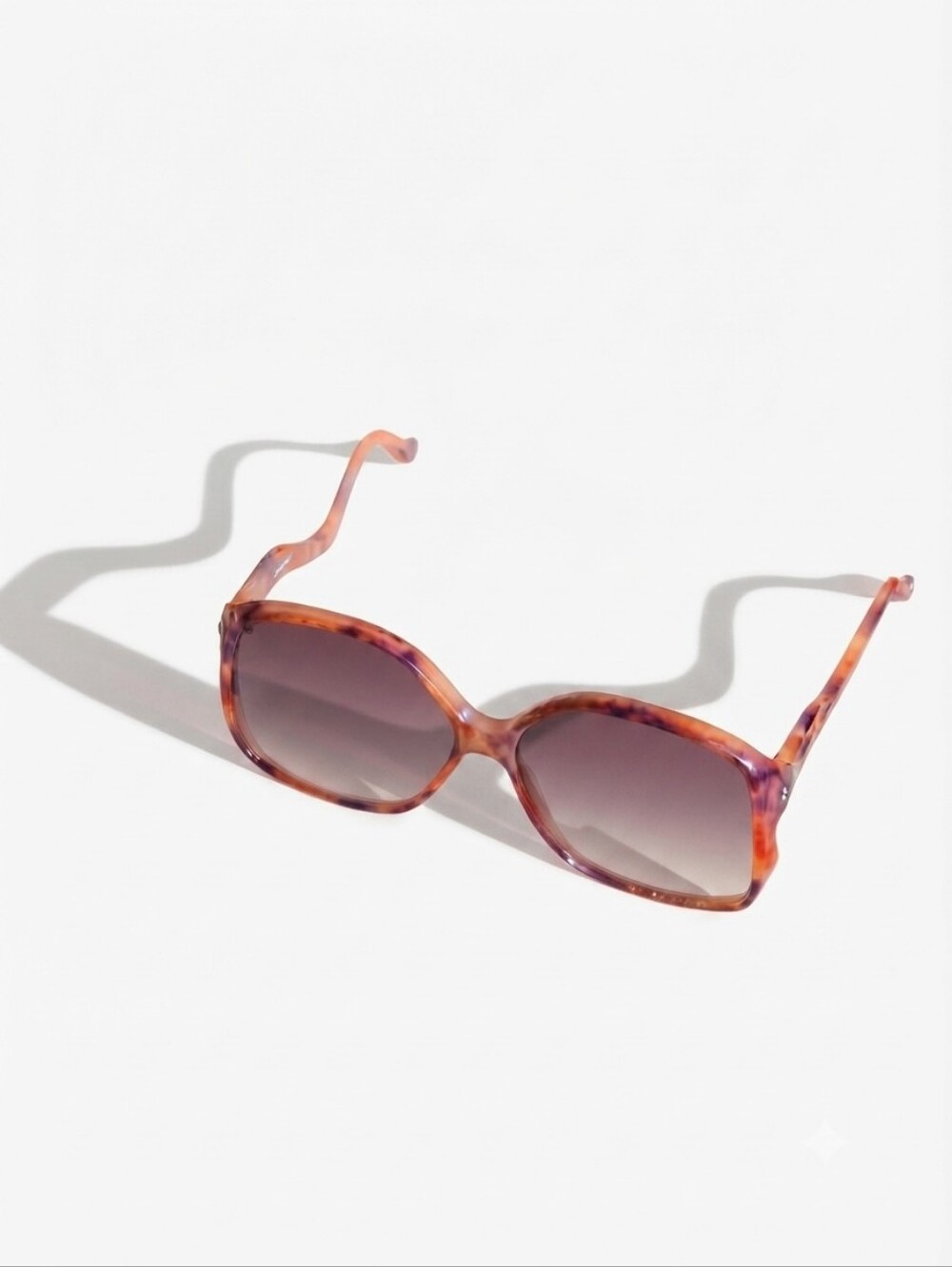 Vintage 1970s Oversized Tortoiseshell Sunglasses Made in Japan 481
